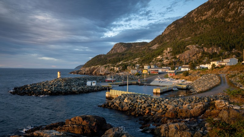 Bauline Harbor Sunset, Newfoundland