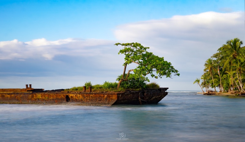 Abandoned Barge, Puerto Viejo de Talamanca, Costa Rica
